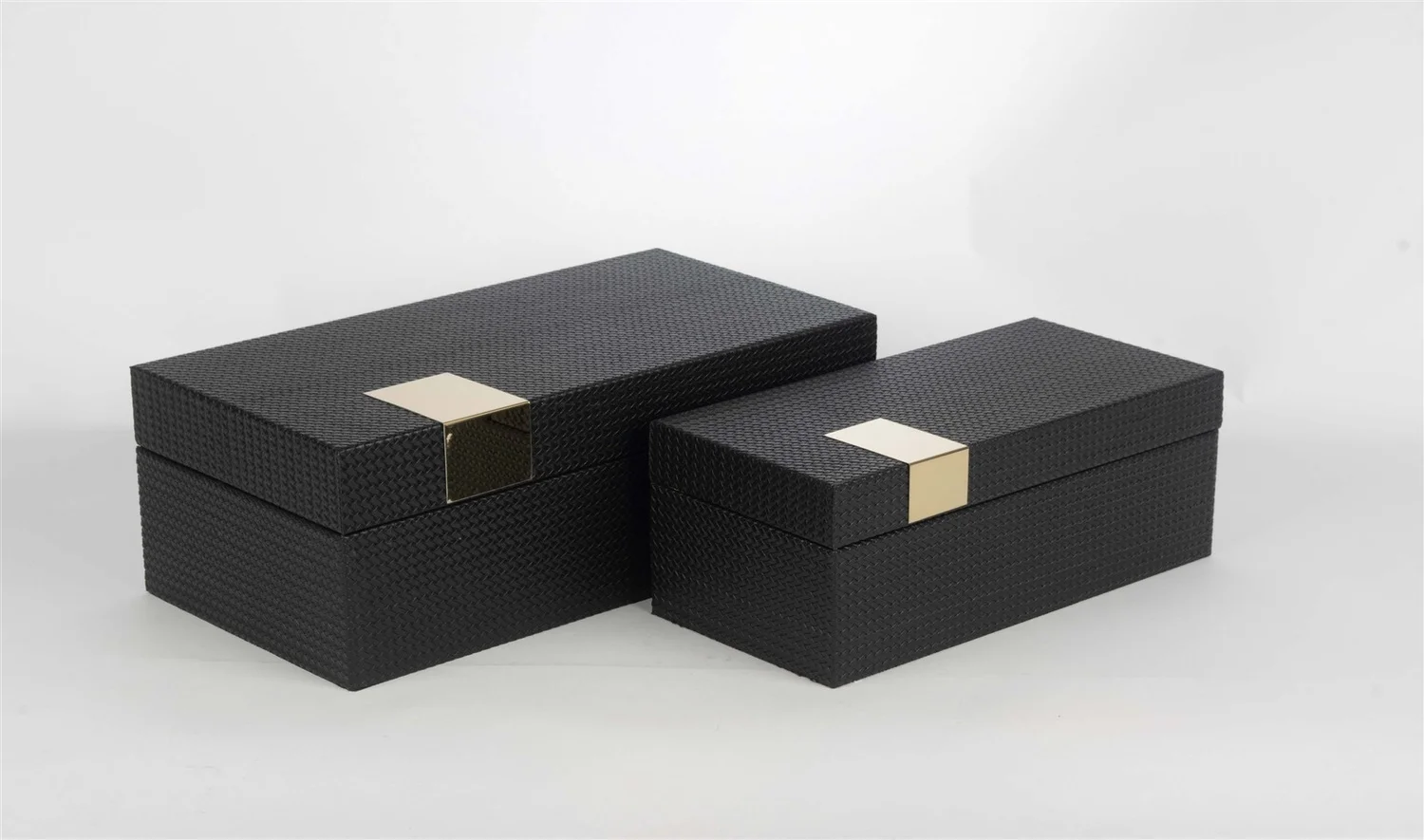 2li Siyah Gold Dek Kutu 24x12 cm