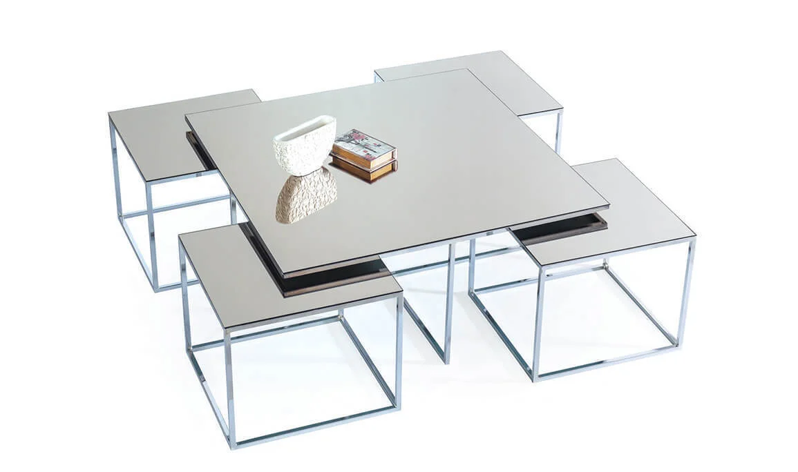 Açelya Silver Coffee Table