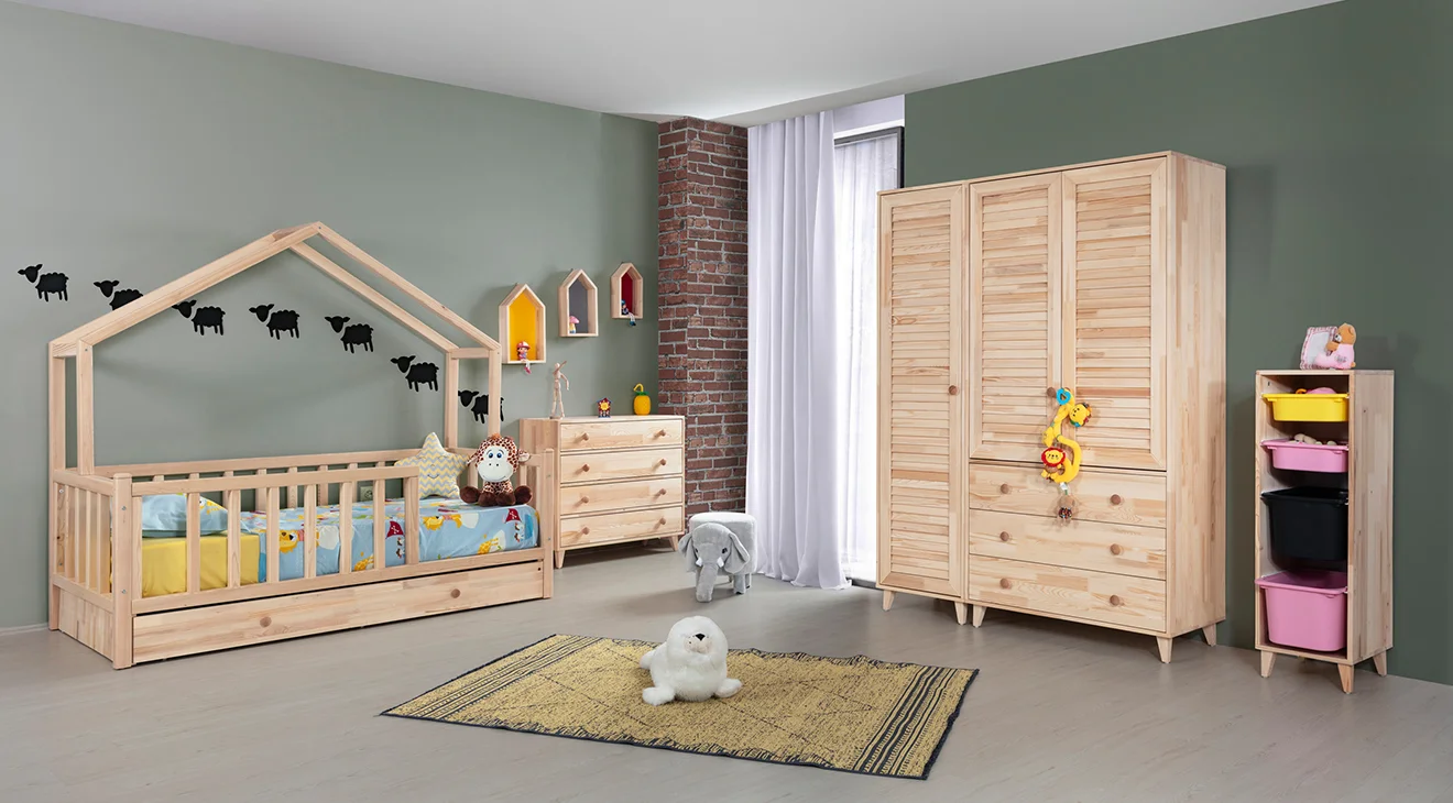 Adal 3 Kapaklı Bebek Odası Takımı