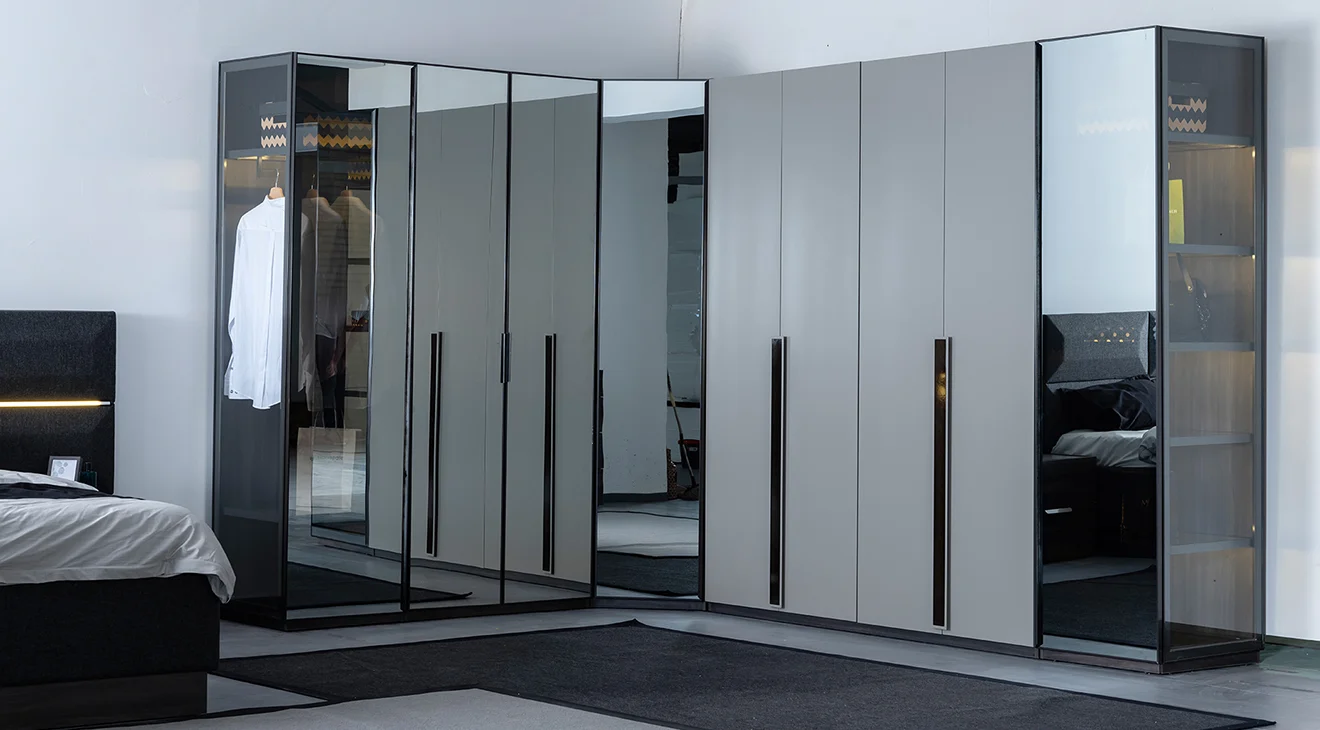 Adessa Köşe Dolaplı Yatak Odası Takımı