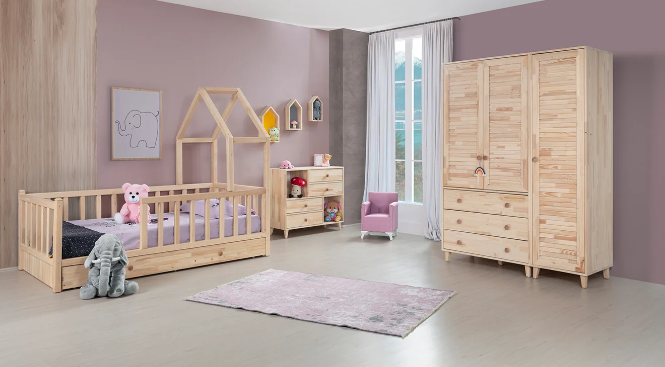 Algın 3 Kapaklı Bebek Odası Takımı