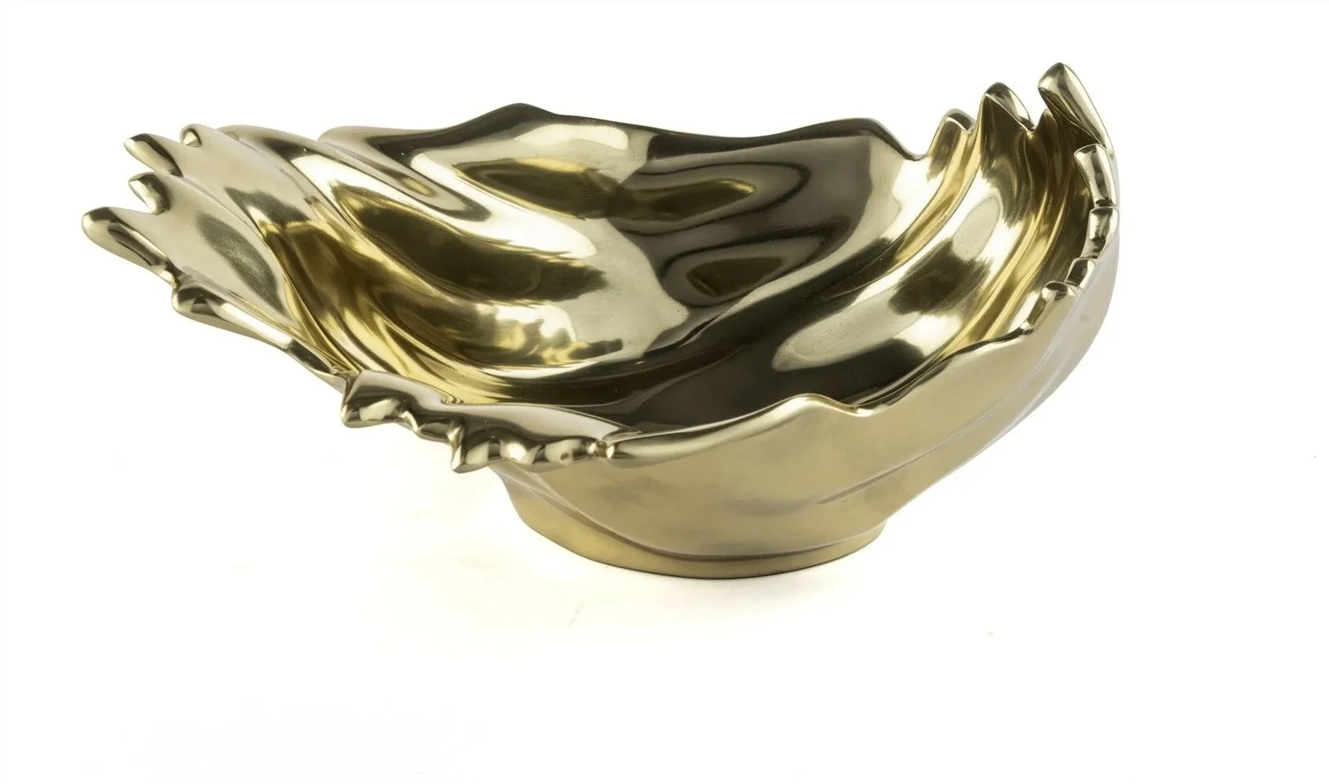 Altın Dalga Dekoratif Kase