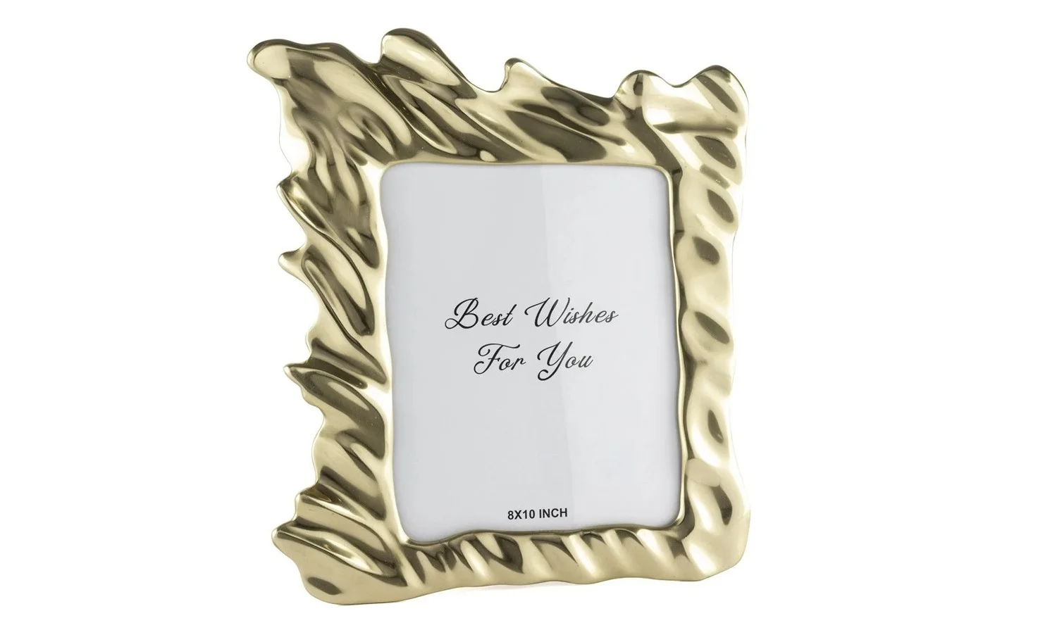 Altın Dalga Tasarımlı Çerçeve 33x37 cm