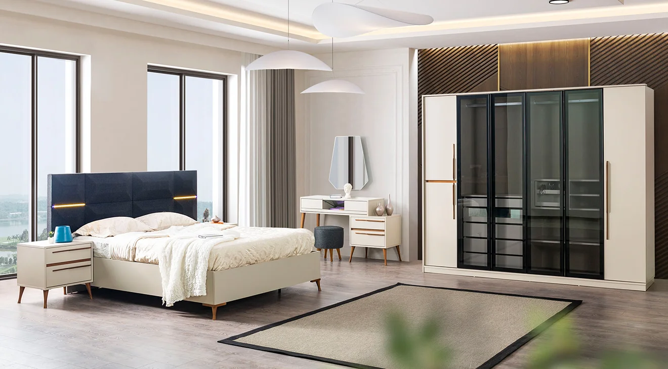 Alvin 6 Kapaklı Yatak Odası Takımı