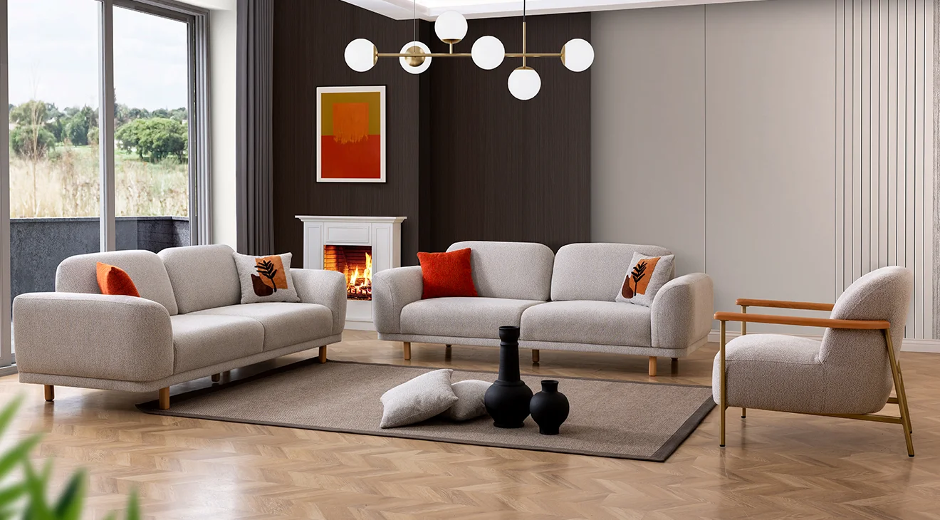 Alya Yataklı Modern Koltuk Takımı