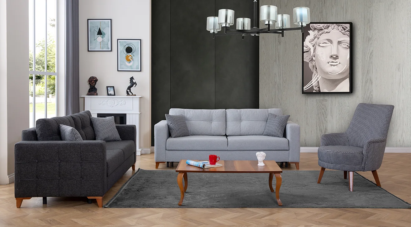 Alya Yataklı Sandıklı Koltuk Takımı