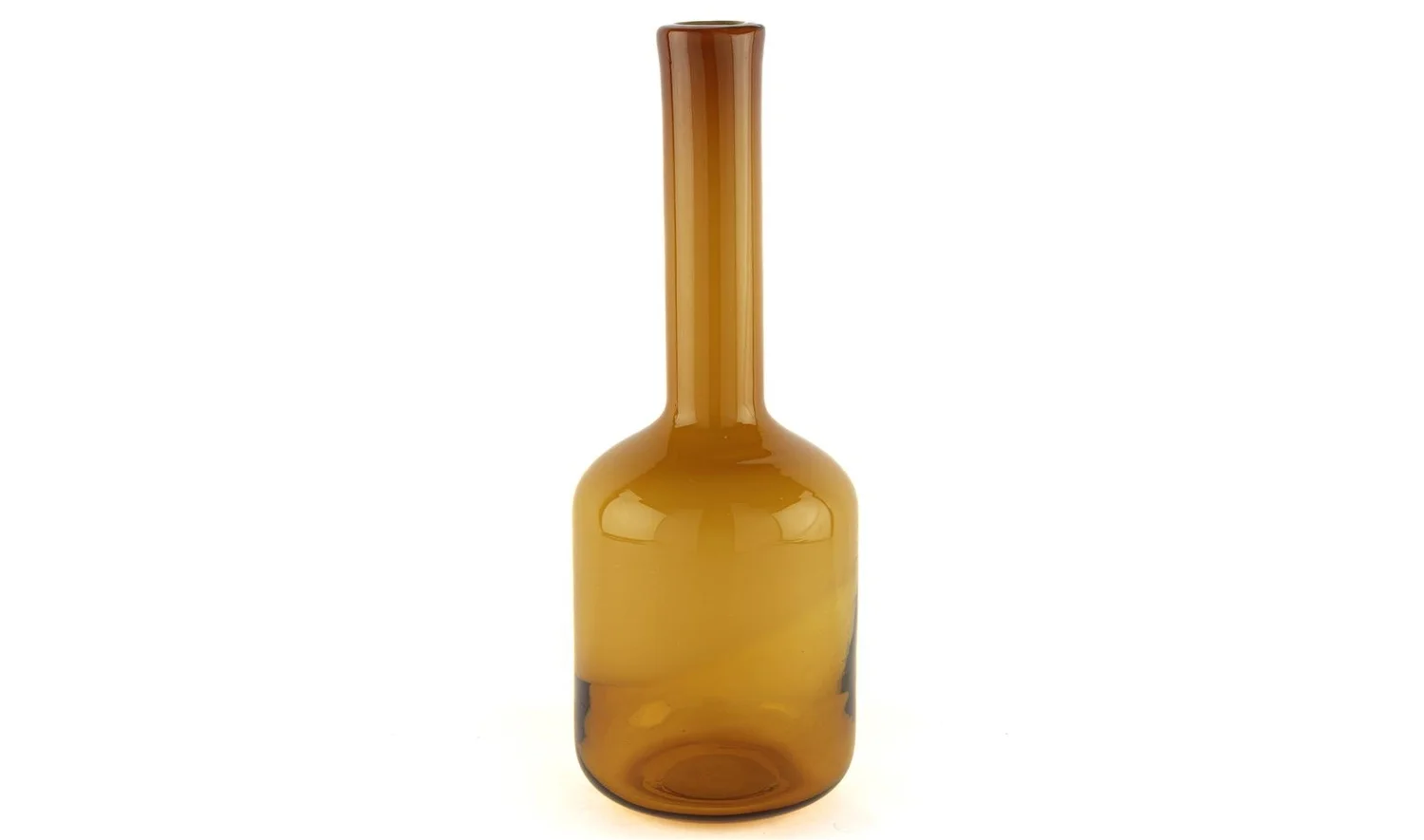 Amber Oranj Degrade Cam Vazo 16x47 cm