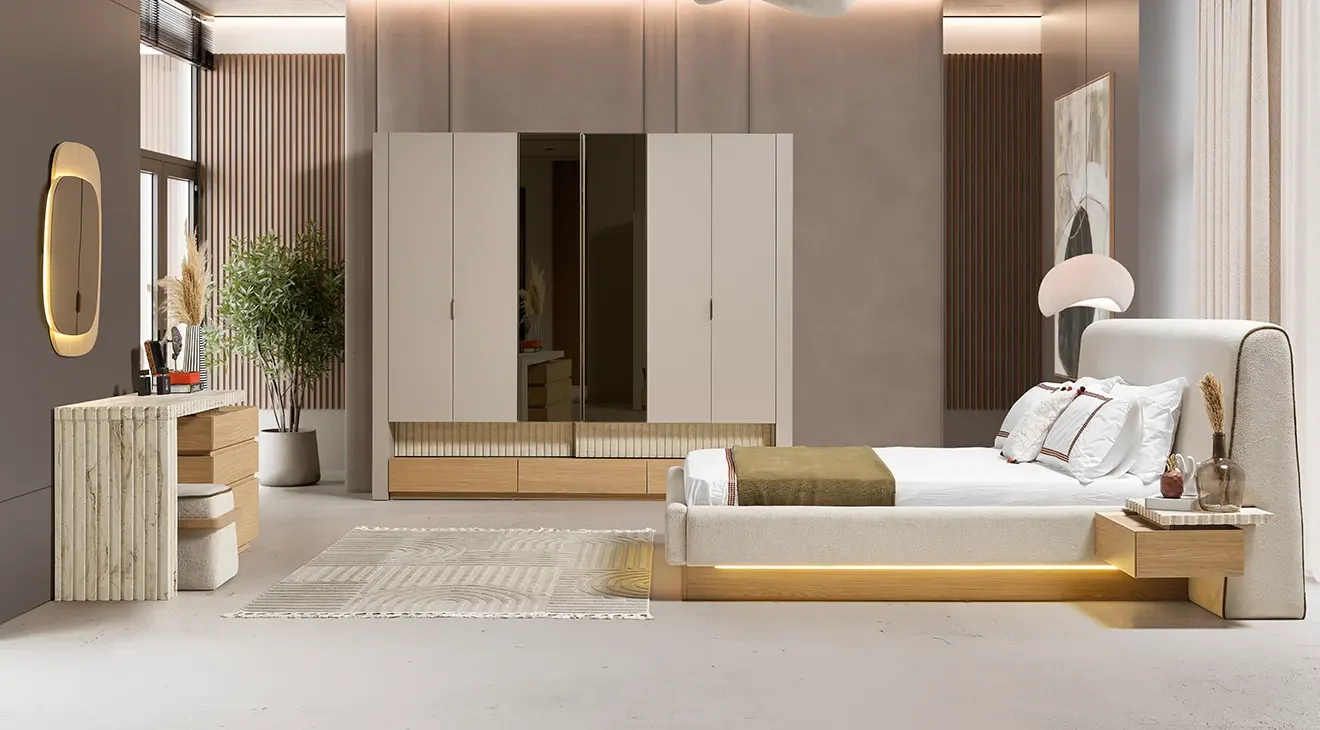 Angel 6 Kapaklı Yatak Odası Takımı