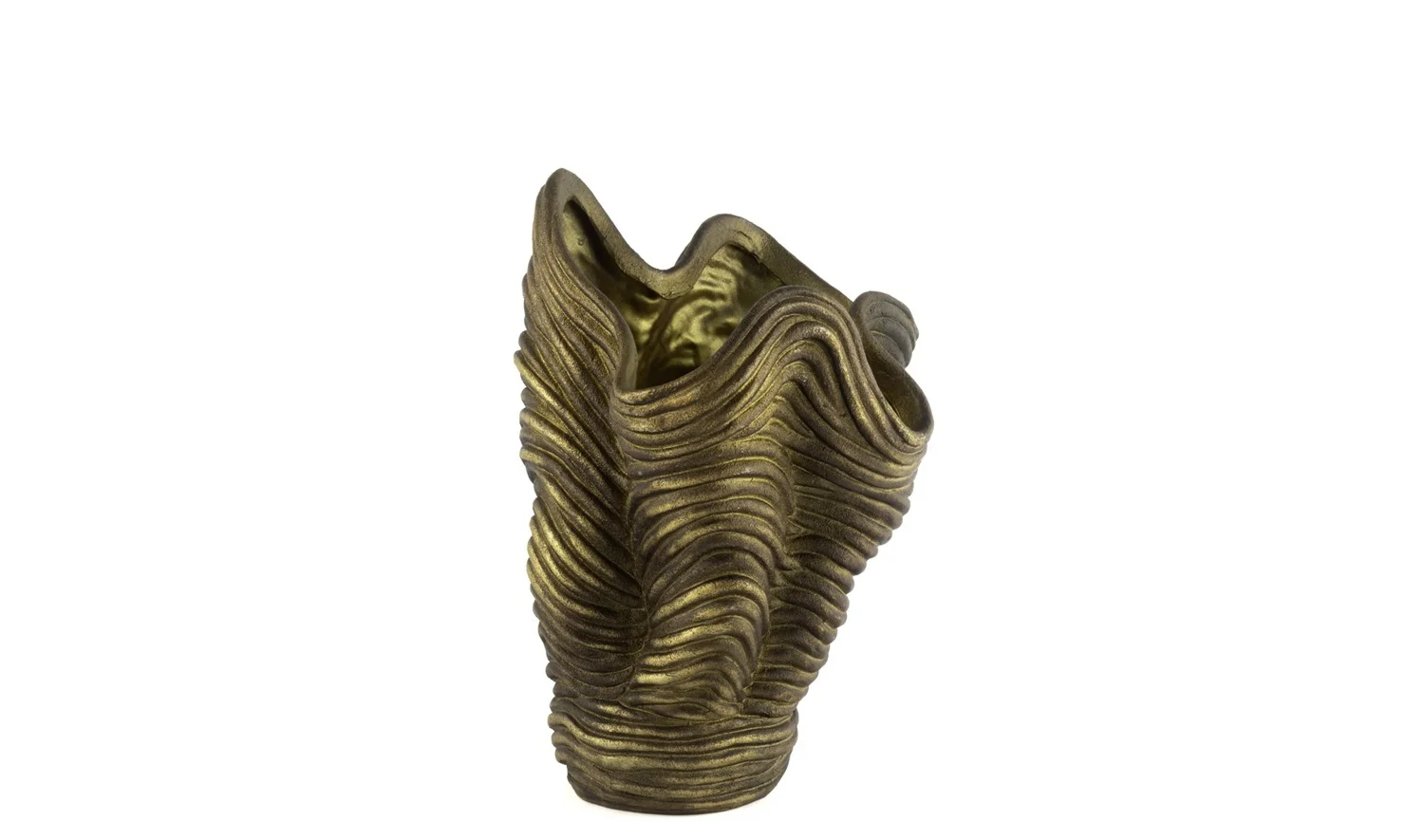 Antik Gold Resin Vazo