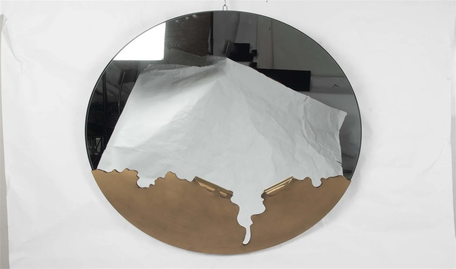 Antik Metal Kaplama Ayna