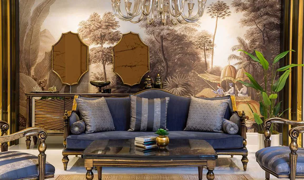 Artdeco Üçlü Koltuk