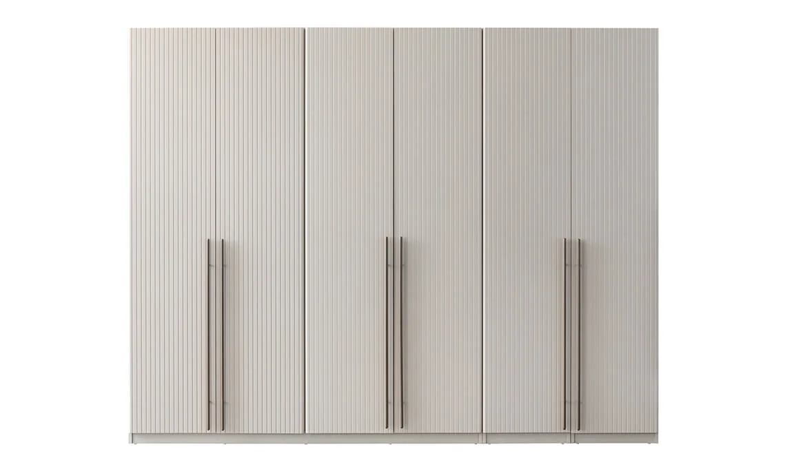 Arya 6-türiger Kleiderschrank V3