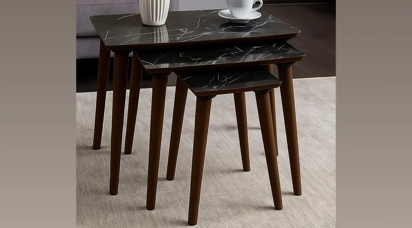 Arya Antrasit Zigon Sehpa