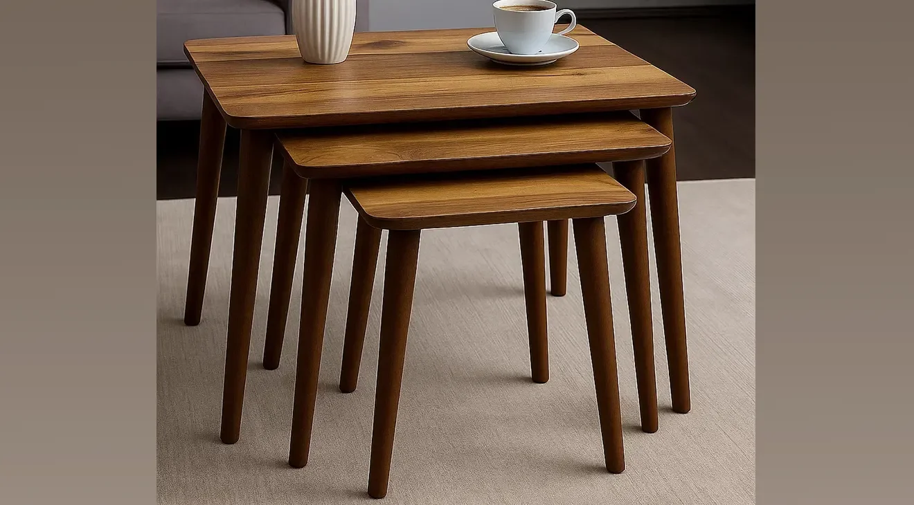 Arya Ceviz Zigon Sehpa