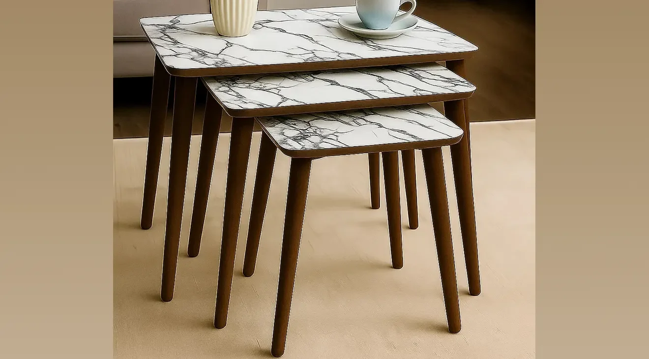 Arya Mermer Zigon Sehpa