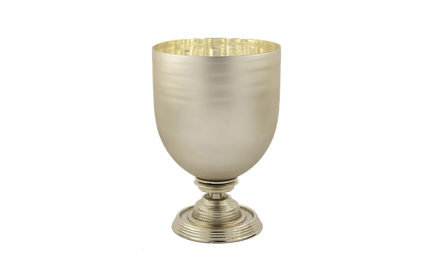 Ashey Gold Ayaklı Cam Vazo 23x39 cm