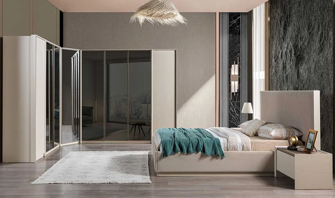 Asila Corner Bedroom Set