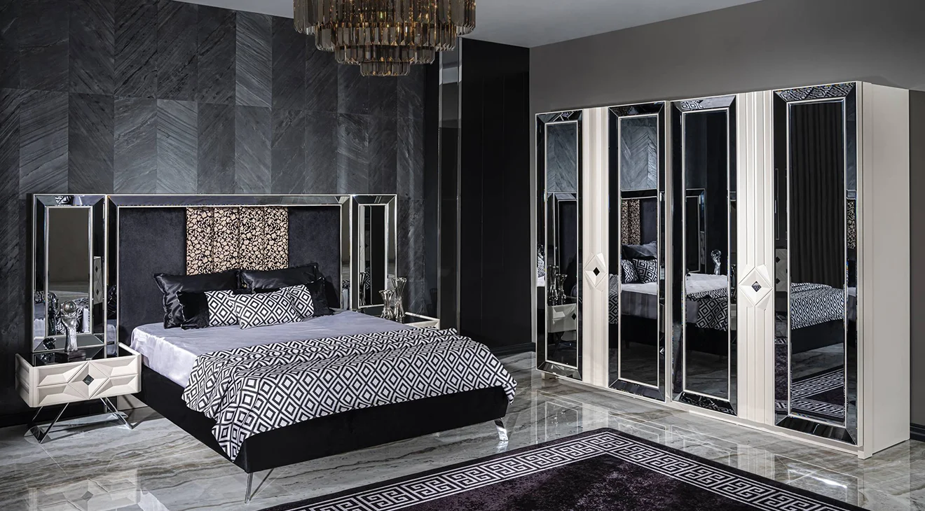 Asus Metal Ayaklı Yatak Odası Takımı