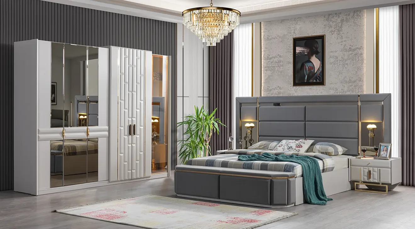 Atlantis 6 Kapaklı Yatak Odası Takımı