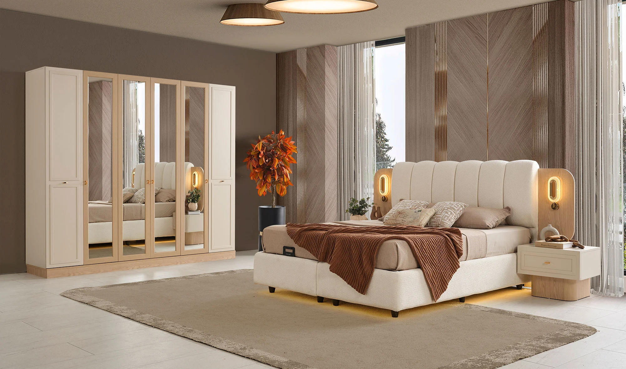 Aura Mdf Yatak Odası