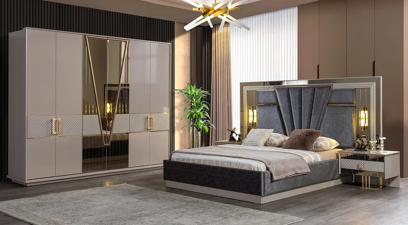 Bahar 6 Kapaklı Yatak Odası Takımı