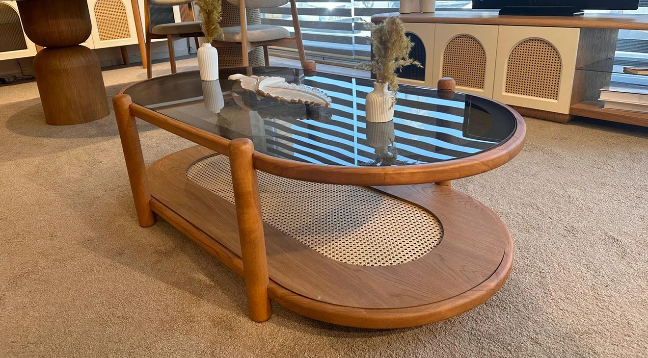 Begonvil Ceviz Orta Sehpa