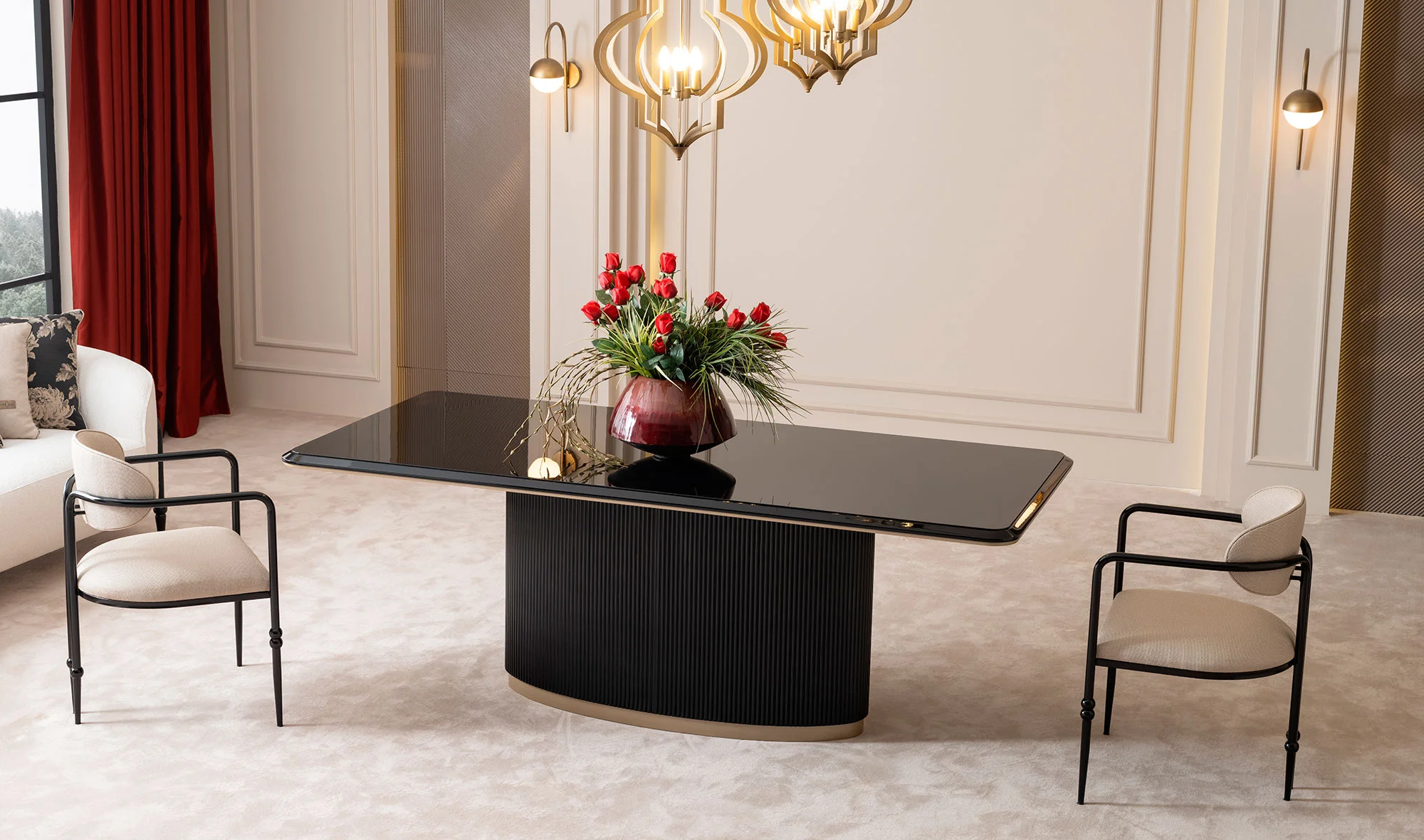 Belgrad Yemek Masası Takımı