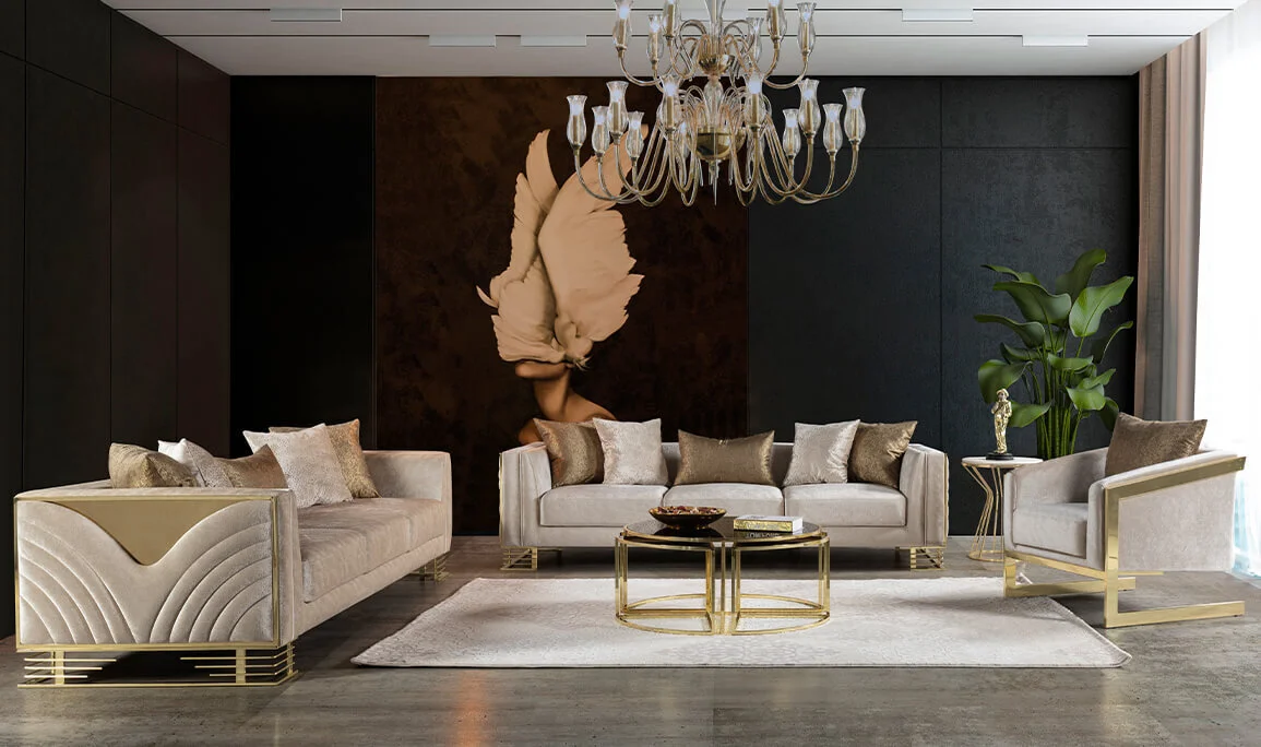 Bella Gold Koltuk Takımı