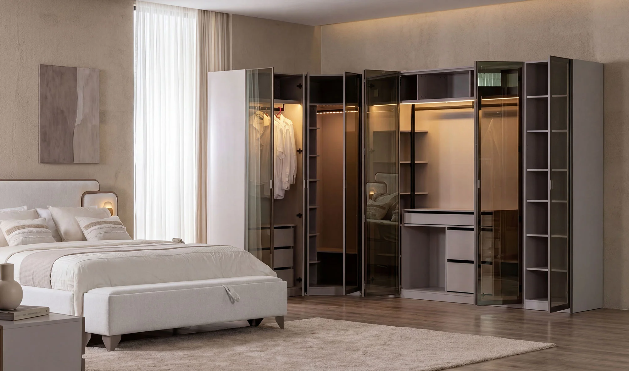 Köşe Gardrop - Reflekte