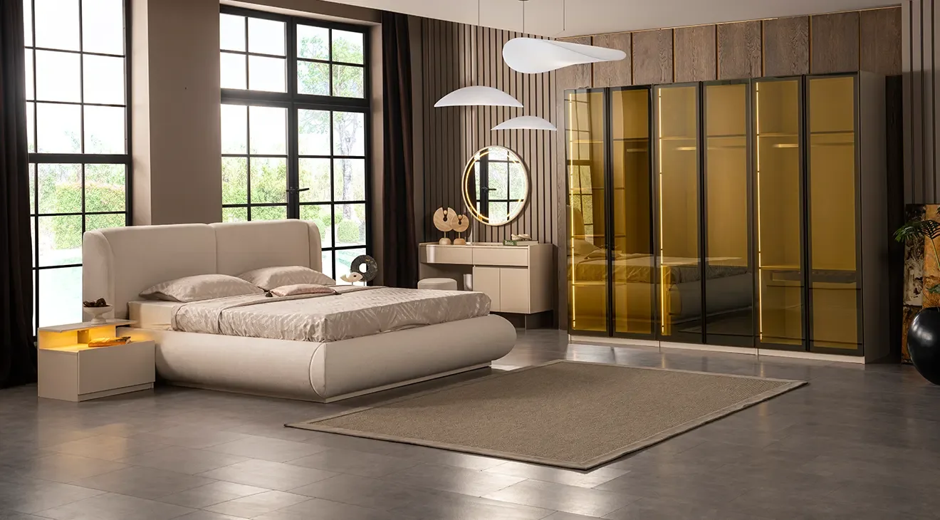 Bianca 6 Kapaklı Yatak Odası Takımı