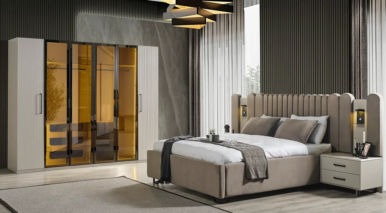 Black Line 6 Kapaklı Yatak Odası Takımı