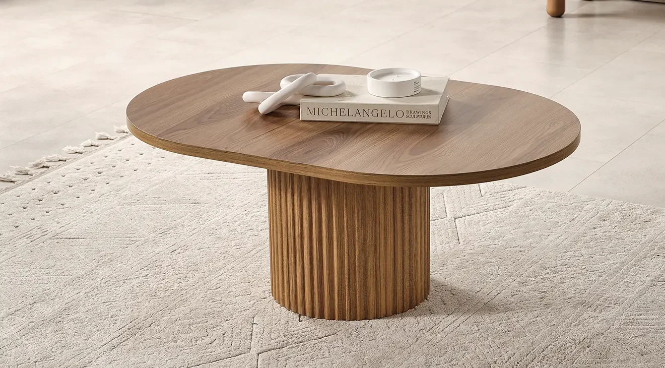 Bohem Ceviz Orta Sehpa