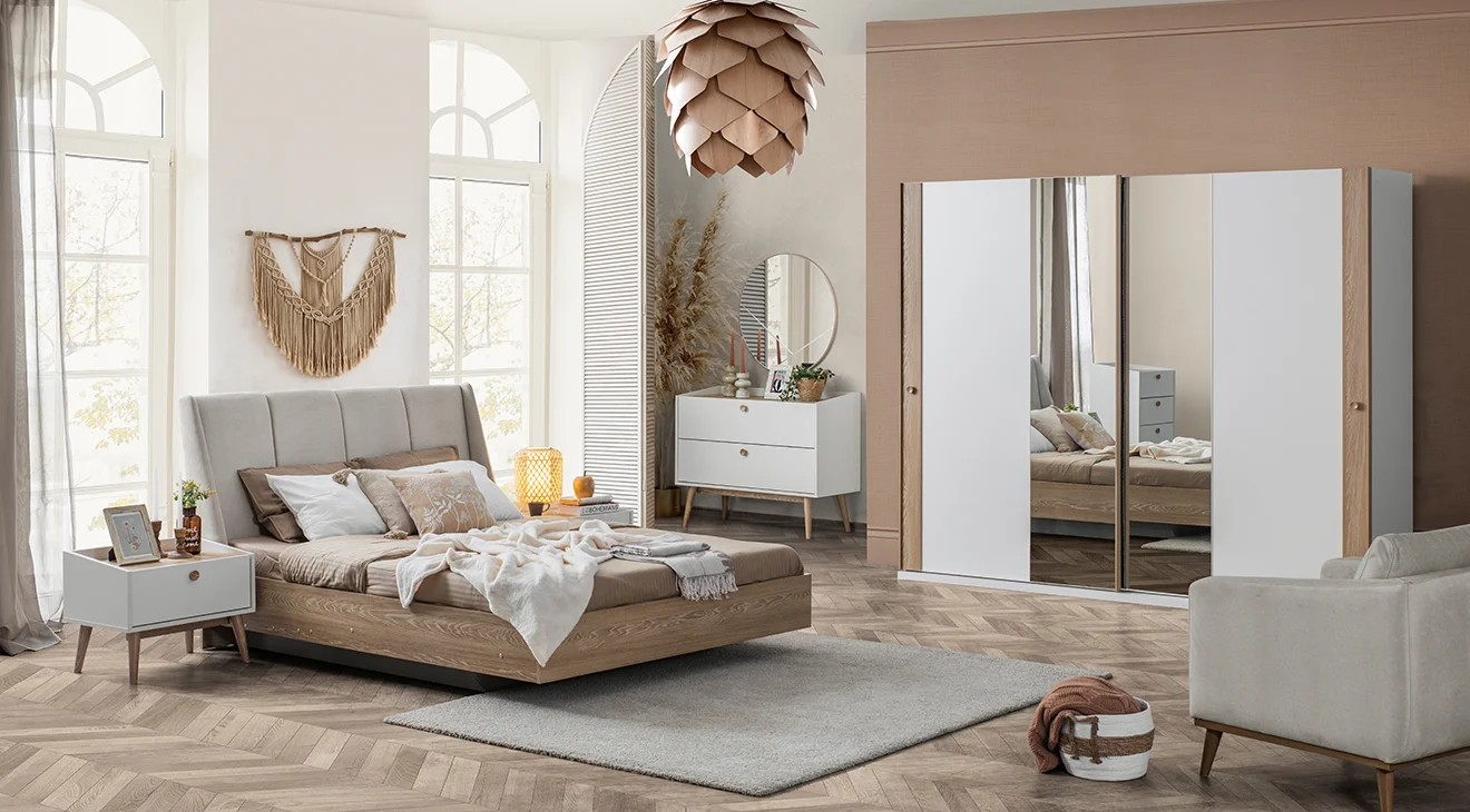 Bohem Sürgü Kapaklı Yatak Odası Takımı