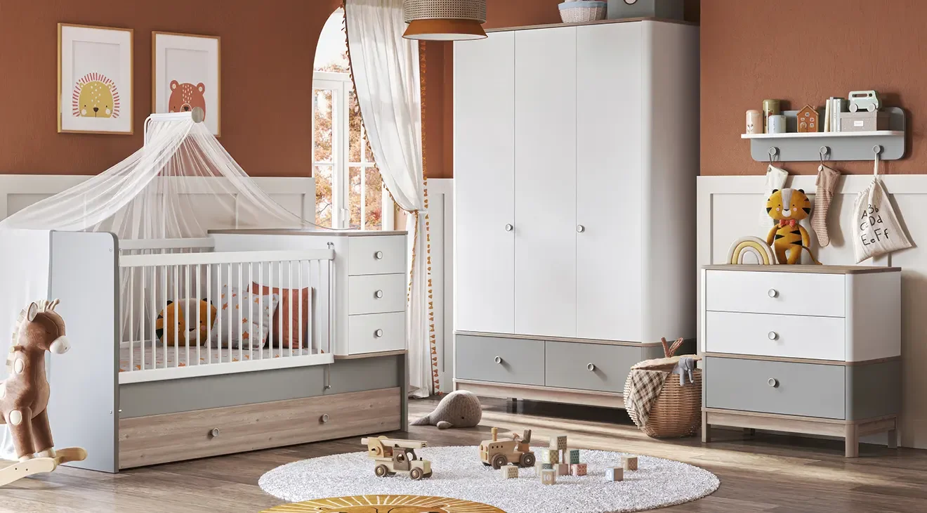 Bono Grey Bebek Odası Takımı