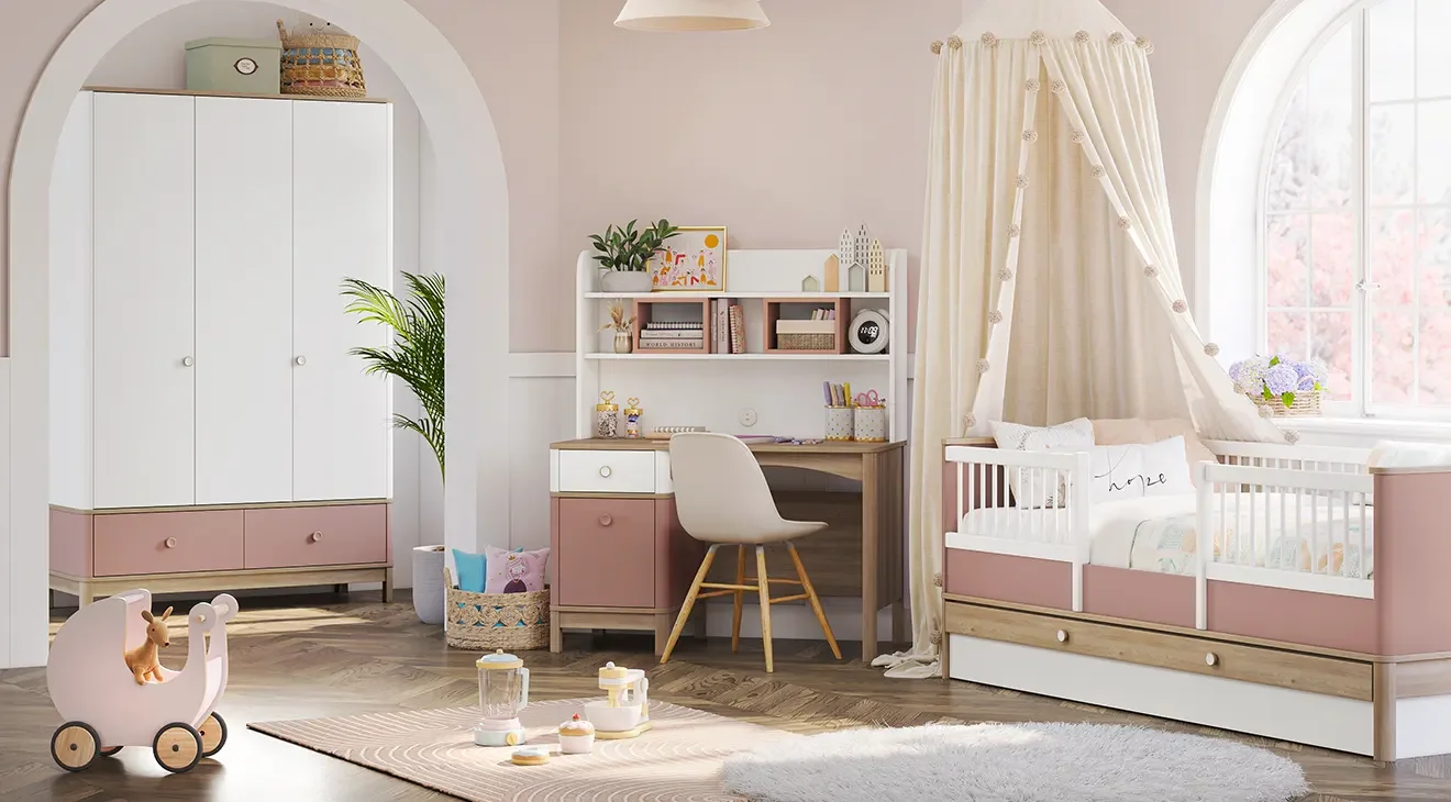 Bono Pink Çocuk Odası Takımı