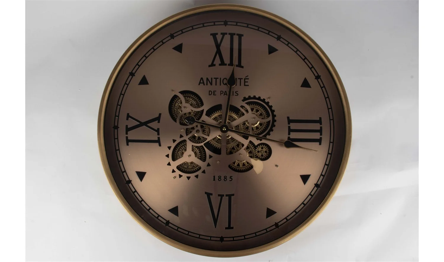 Bronz Yuvarlak Duvar Saati