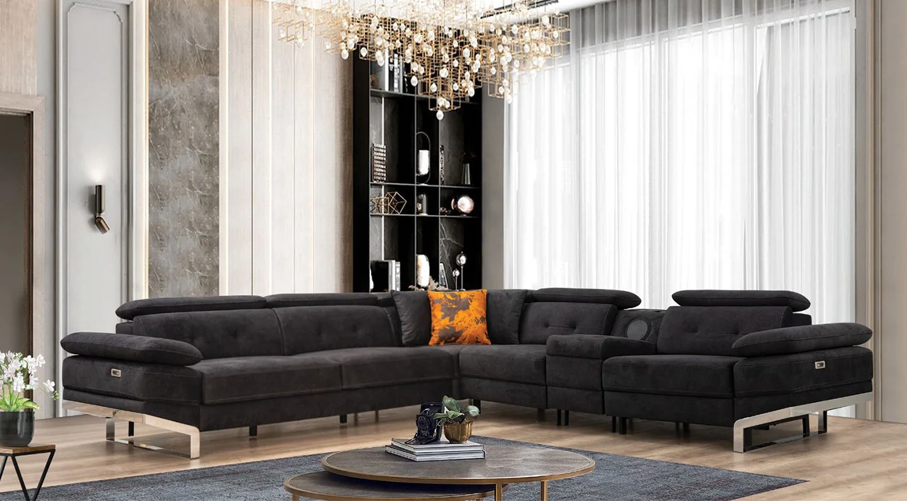 Bugatti Ses Sistemli Köşe Koltuk Takımı