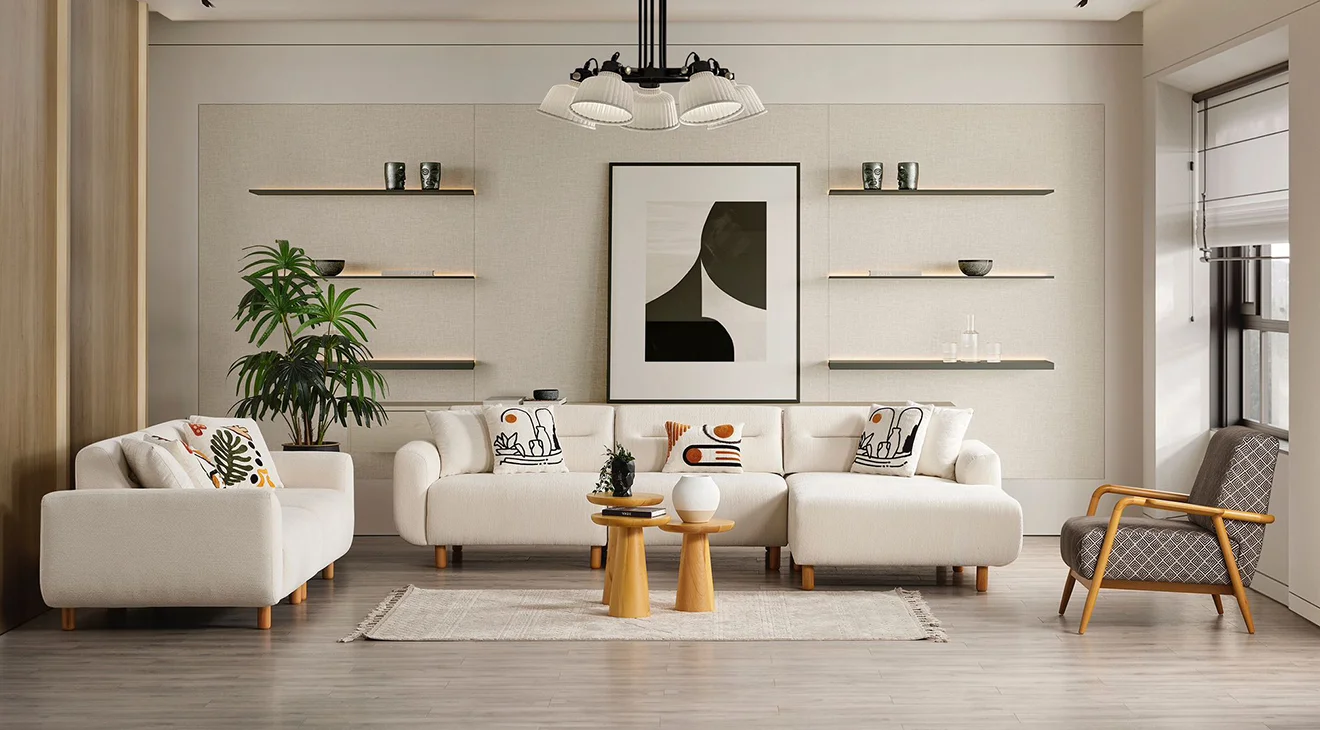 Buğlem Kanepeli Köşe Koltuk Takımı