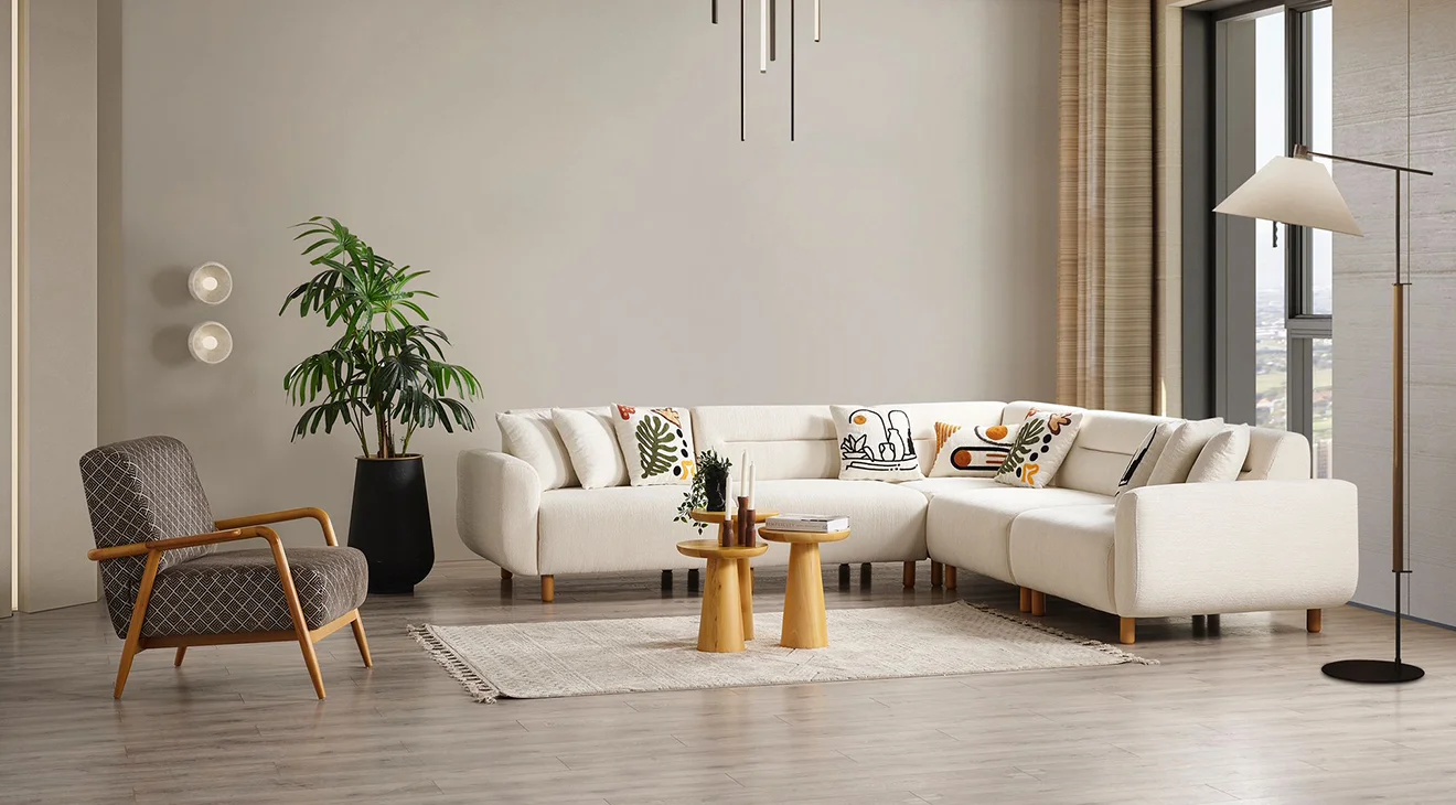 Buğlem Maxi Bohem Köşe Koltuk Takımı