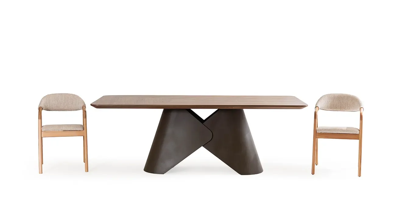 Capella Metal Ayaklı Marküteri Masa