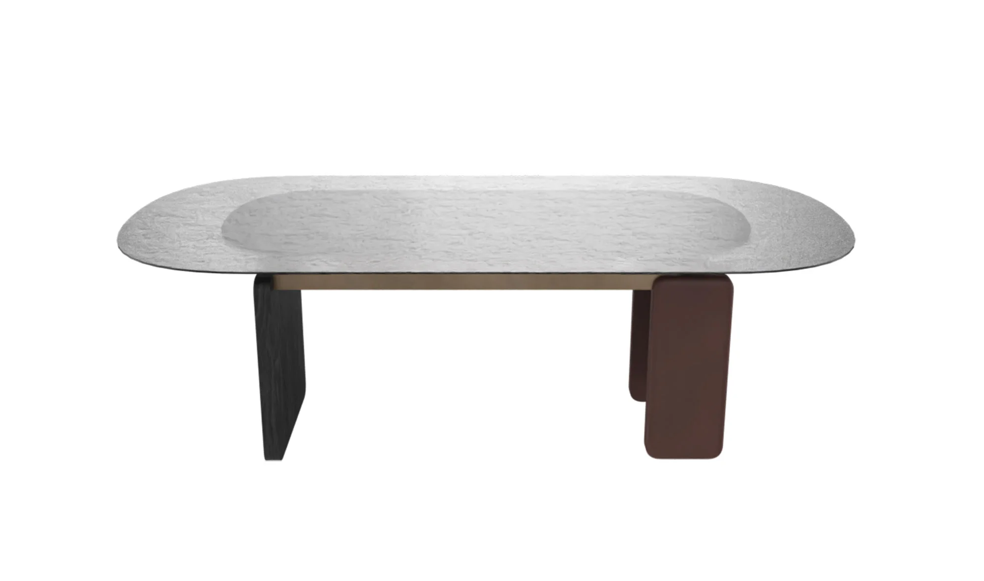 Cam Yemek Masası - 200 cm