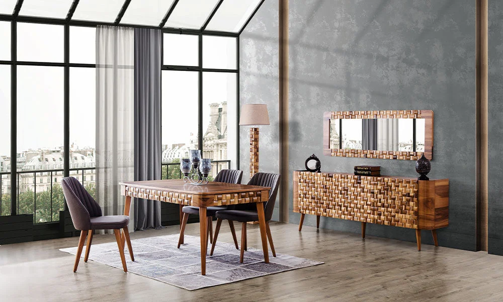 Carlo Modern Yemek Odası Takımı