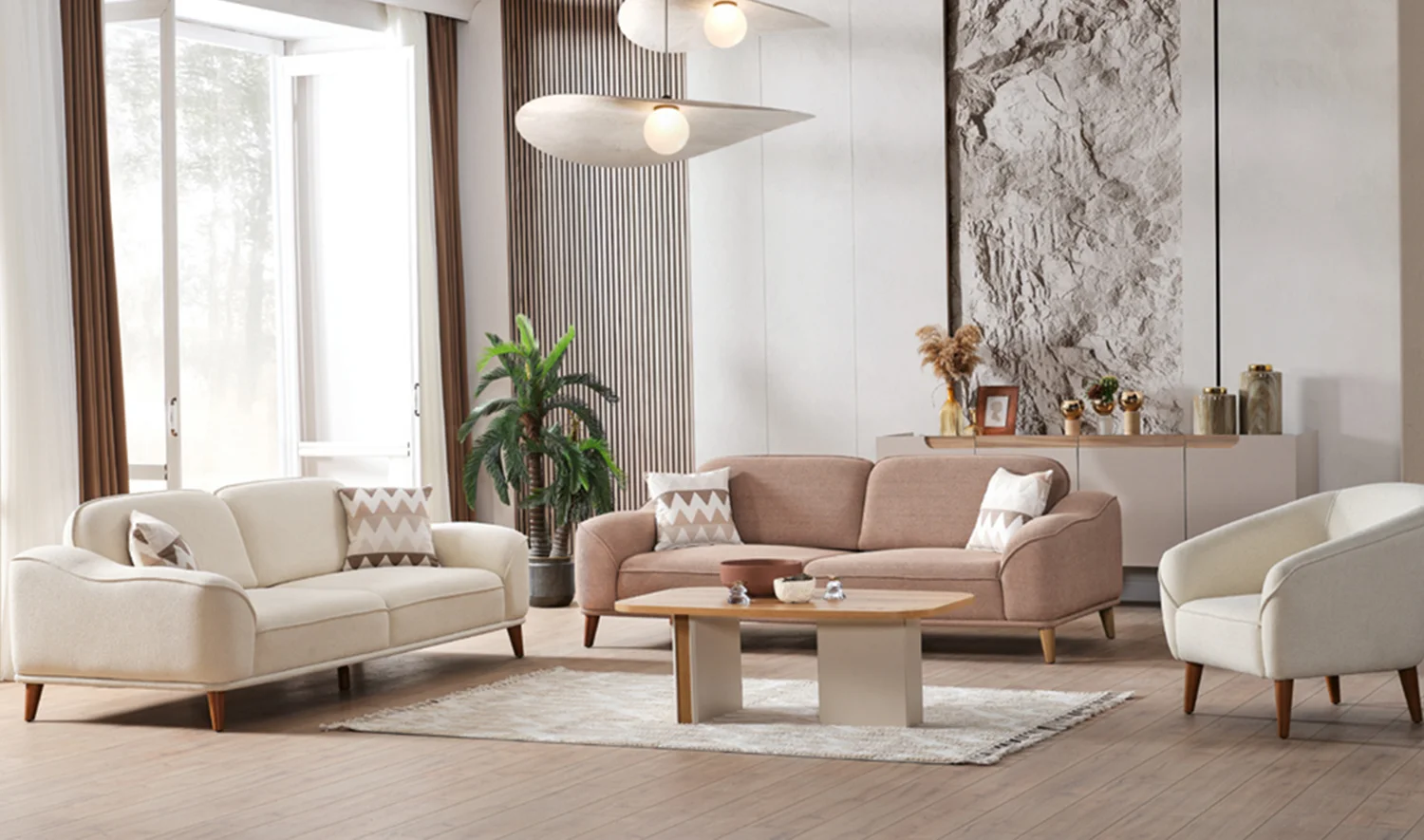 Carmini Oturma Grubu Metal Kasa