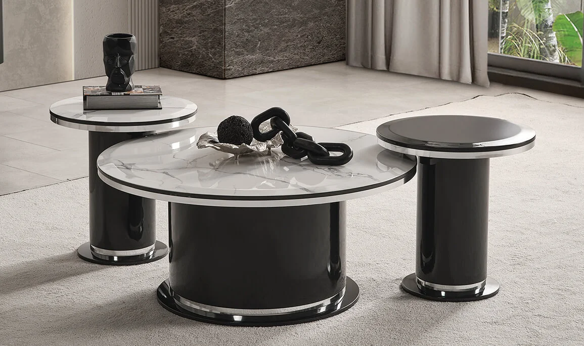 Cartier Antrasit Orta Sehpa