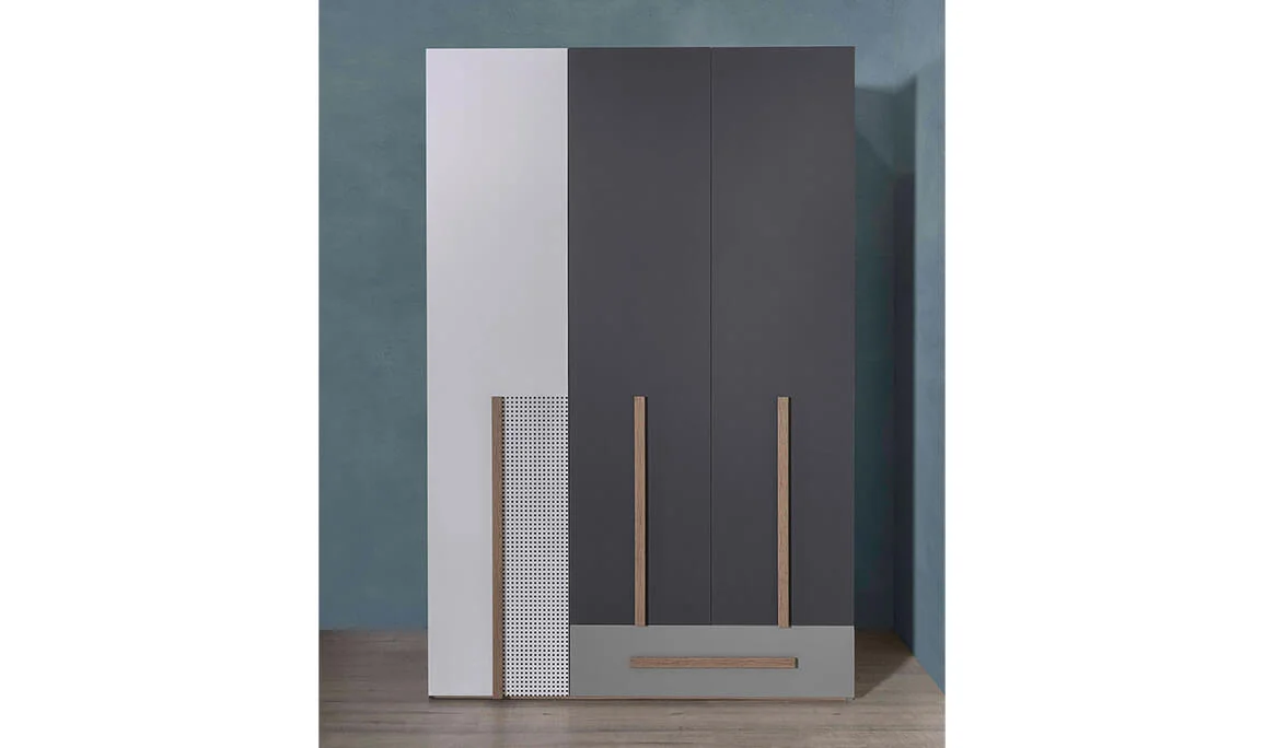 City 3-türiger Kleiderschrank