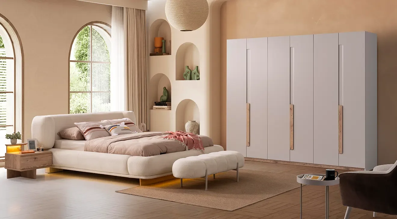 Coco 6 Kapaklı Yatak Odası Takımı