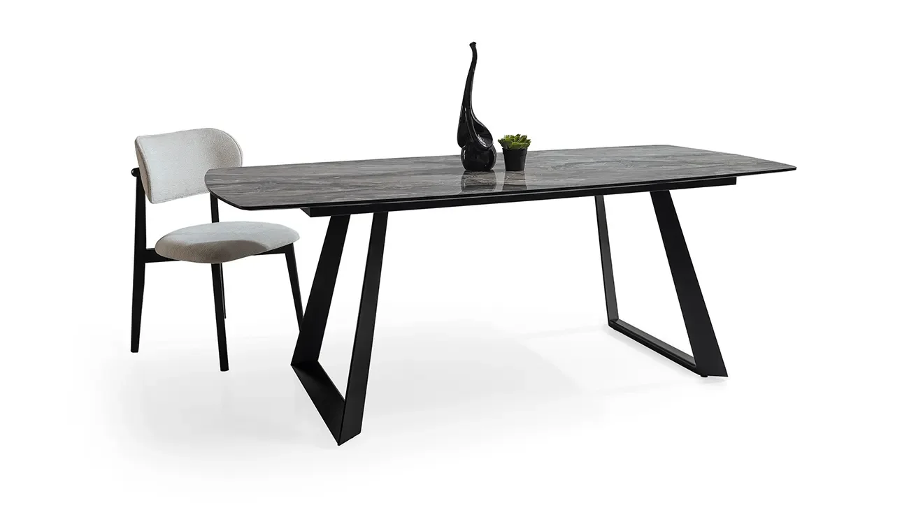 Como Metal Ayaklı Yemek Masası