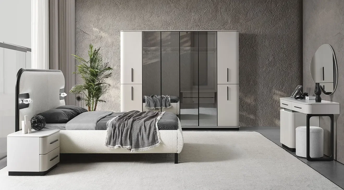 Destan 6 Kapaklı Modern Yatak Odası Takımı