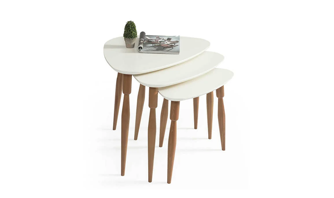 Ege Ecru Nesting Coffee Table