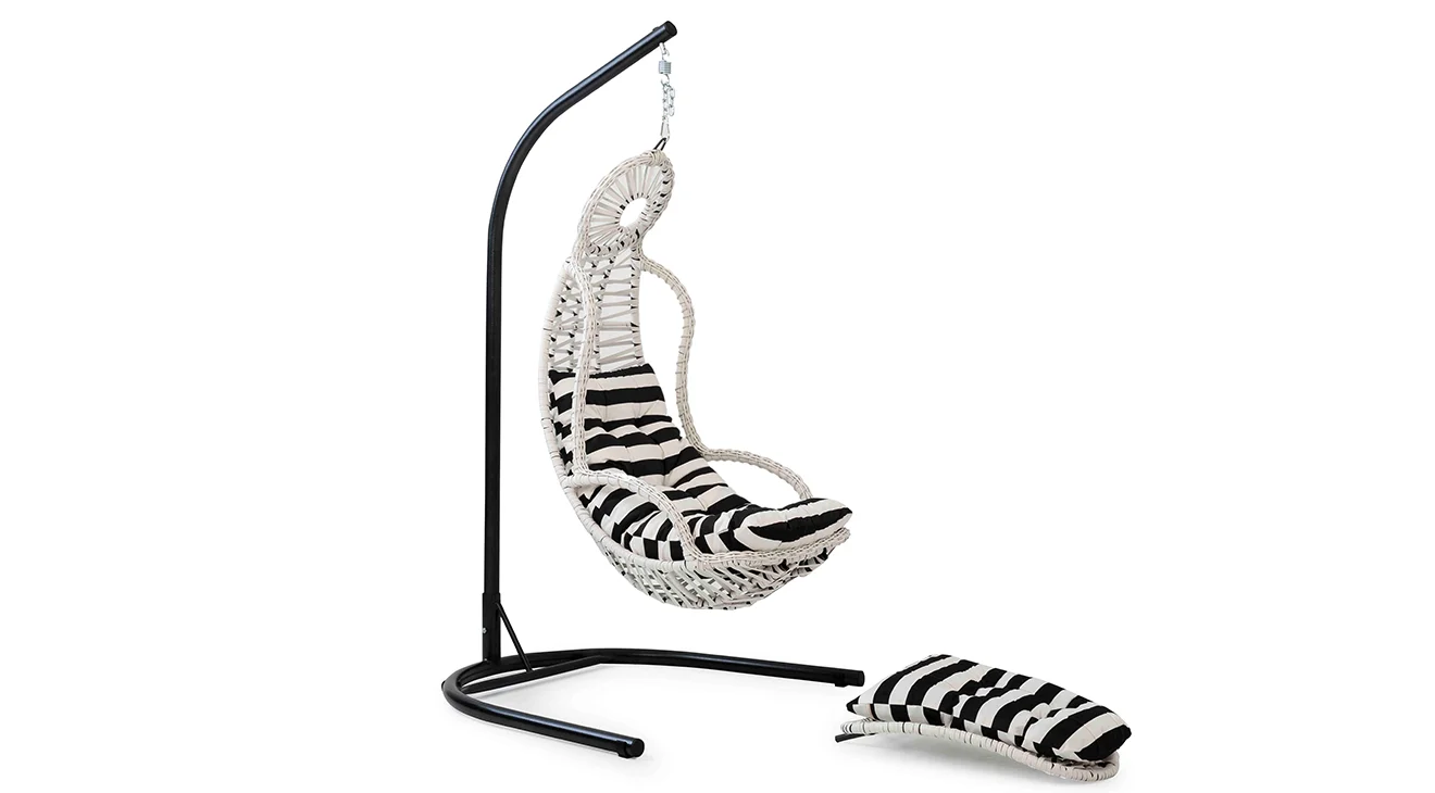 Elit Beyaz Tek Kişilik Salıncak